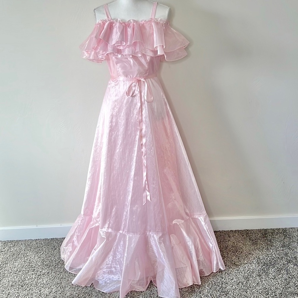 Vintage Princess Prom Dress - Picture 2 of 10